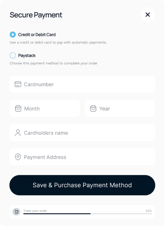 Pay Securely & Track Your Order